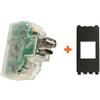 Fanton caricatore USB A+C 5V 2,4A compatibile Vimar Arke nera - 82893-VN