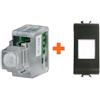 CSI Keystone sensore infrarossi 12V incasso filare compatibile Gewiss Chorus Nera