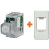 CSI Keystone sensore infrarossi 12V incasso filare compatibile Gewiss System Bianca