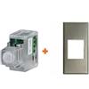 CSI Keystone sensore infrarossi 12V filare compatibile Bticino Axoluta Argento chiara