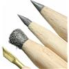 Le Craion andre 4 Matite pulizia Monete Punta Fina, Grossa, Scalpello, paglietta