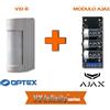 Ajax Optex VXI-R infinity radio sensore infrarosso esterno + Modulo 38184 - 10306