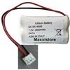 Saft Pacco batteria litio 7,2V 2,6Ah compatibile 3202111 Label Cesar Alcose