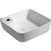Riveshop Lavabo Linpha in ceramica d'appoggio 42x42 - 185-LA56