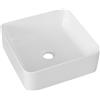 Riveshop Lavabo Linpha in ceramica d'appoggio 39x39 - 185-LA54