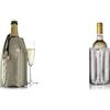 Vacu Vin Refrigeratore per Champagne Attivo - Platino & Vin Refrigeratore per Vino Attivo - Argento