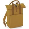 BagBase Zaino trekking personalizzato Bag Base Twin Handle Roll-Top Backpack personalizzate o neutre