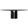 MDF ITALIA tavolo ovale NVL TABLE 200x120 cm - F042831-P036-D076-S025