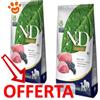 Farmina Dog N&D Prime Adult Medium Maxi Grain Free Agnello e Mirtillo - Offerta [PREZZO A CONFEZIONE] Quantità Minima 2, Sacco Da 12 Kg