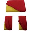 Ergositting Set Fodere elasticizzate colore Rosso per sedia ergonomica - 3 pezzi (sedile + 2poggiaginocchia)
