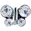Medical Jewels FARFALLA 6MM CRISTALLO