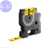 DYMO COMPATIBILE NASTRO IN VINILE 12mm x 5.5mt NERO su GIALLO COMPATIBILE (18432) Rhino 4200,5200,5000,6000 - S0718450