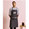 Premier Abbigliamento personalizzate. Grembiule unisex 275 g/m² Domain Contrast Denim Bib Apron Premier - Premier personalizzate o neutre