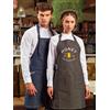 Premier Abbigliamento personalizzate. Grembiule Organic Denim Fairtrade Bib Apron Premier - Premier personalizzate o neutre