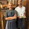 Premier Abbigliamento personalizzate. Grembiule District Waxed Look Denim Bib Apron Premier - Premier personalizzate o neutre