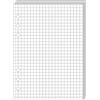 Quo Vadis - Ricambio Organizzatore - Bloc par app bi T17-10x17 cm - Carta Clairefontaine Bianca - Prodotto in Francia