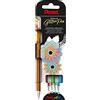 Pentel K110-4DM Dual Metallic Hybrid Gel Roller, diversi effetti di colore su carta chiara/scura, colori assortiti 4DM