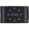 La Finesse Porta Stuoia, Polyester, Nero/Grigio, Taglia Unica