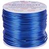 BENECREAT 150m Filo di Alluminio Anodizzato che fa Bordare Fili di Alluminio per Mestiere Design Gioiello(1mm- Blu)
