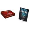 Asmodee Exploding Kittens-Edizione Italiana, 8540 & Imploding Kittens-Espansione Gioco Da Tavolo Edizione In Italiano (8542 Italia), Colore