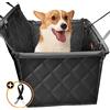 Looxmeer Seggiolino Auto per Cani, Trasportino per Cani Auto Impermeabile Antistrappo Antiscivolo per Cani di Piccola e Media Taglia con Cintura di Sicurezza Universali per Auto SUV Camion