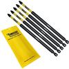 SabreCut 5 x SabreCut SCPZ2152_5 Set di punte per cacciavite a impatto magnetico PZ2 da 152 mm Pozi Pozidriv Heavy Duty compatibile con Dewalt Milwaukee Bosch Makita e altro