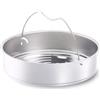 Fissler - Inserto per Accessori Pentola a Pressione (Ø22 cm), Non Perforato, Incl. Treppiede, Accessori per Vitavit e Vitaquick