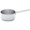 Fissler Tegame in acciaio inox 0.5 L, 12 cm, senza coperchio, senza rivestimento, per fornelli a induzione, colore: argento