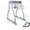 Telaio inox con lampade ad ainfrarossi. Cm. 38x53x70 - Temp. 0°/90°C - n. 1 GN 1/1