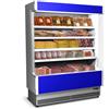 Espositore Murale refrigerato per Carne Preonfezionata. Lunghezza cm. 158 - Temp. 0°/+2°C - Blu