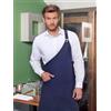 Karlowsky Grembiule per ristorante e bar personalizzato Karlowsky Asymmetrical Bib Apron with Pocket personalizzate o neutre