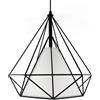 M LEDME Lampadario da soffitto Dimen Nero 1 x E27 M LEDME
