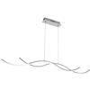 M LEDME Lampadario Led da soffitto Twist Bianco 32W Dimmerabile con temperatura colore regolabile con telecomando M LEDME