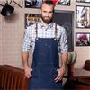 Karlowsky Grembiule per ristorante e bar personalizzato Karlowsky Bib Apron Denim X-Style personalizzate o neutre