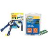 RAPID 23468100 Pinza Per Reti, Blu & 40108807 Punti Per Reti, Verde