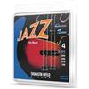 Thomastik-Infeld Flat Wound Basso elettrico - JF32056 - corda singola D - Jazz Bass Short Scale 32, calibro .056