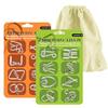 Surplex 16 Pezzi Set di Rompicapo in Metallo, Giocattoli Educativi IQ Test Puzzle Perfetto Classico Giocattolo Educativo Intelligenza per Adulti e Bambini