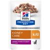 Hill's Prescription Diet k/d Kidney Care umido per gatti - buste - 12 x 85 g (Manzo)