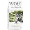Wolf of Wilderness Junior Green Fields - Agnello Crocchette per cani - 12 kg