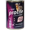Prolife Grain Free Adult Sensitive Medium/Large Maiale - Set %: 24 x 400 g