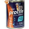 Prolife Dog Dual Fresh Adult Medium Large Salmone e Merluzzo - Lattina da 400 gr