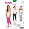 burdastyle Burda 9415 - Cartamodello per Leggings da Bambina