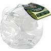 Peckish 60051263 Mangiatoia per uccelli da finestra, naturale, 14 x 12,5 x 12,5 cm