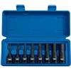 Draper 26439 - Set di Chiavi a Bussola, Bocca Esagonale, Attacco 1,2 cm, 8 Pezzi