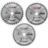 Saxton Blades Saxton TCT TCT160MXC - 3 lame circolari per sega, 160 x 20 mm, compatibili con Festool TS55 Bosch Makita Pack A
