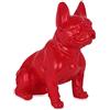 World Art TW60331 Scultura in Resina Bulldog Francese Seduto, Resina, 40x23x41 Cm