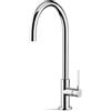 Newform - Maki Miscelatore monocomando per lavello con bocca tonda girevole - 71820