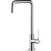Newform - Maki Miscelatore monocomando per lavello con bocca quadra girevole - 71821