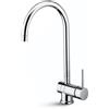 Newform - XT Miscelatore per lavello con bocca quadra in tubolare girevole - 4371