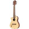 Ortega Guitars Ukulele Concerto Mancino - Elettro-Acustico - Bonfire Series - Abete Rosso / Sapele, Natural (RU5CE-L)